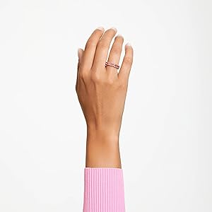 Amazon.com: SWAROVSKI Anillo Matrix 5647589 baguette rosa